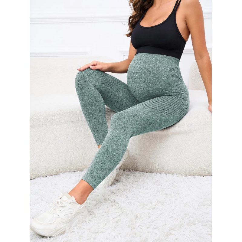 Colanți sport damă push-up Verde – FITINT 014 2025 2