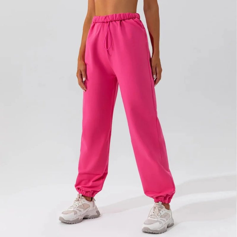 Pantalon trening dama FITINT Kelsey cu buzunare Roz 2025 3