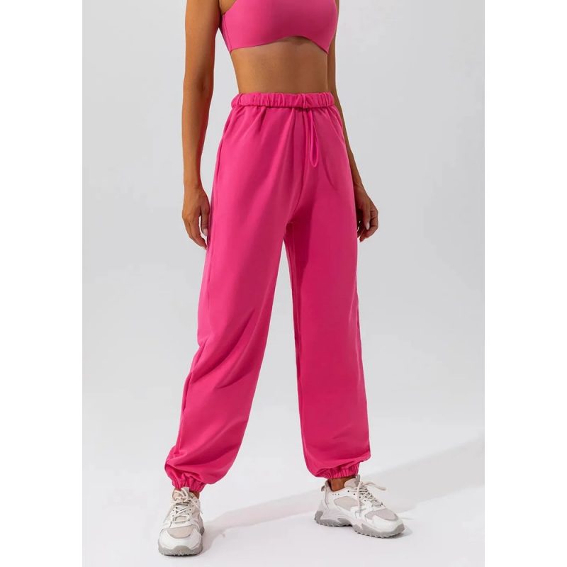 Pantalon trening dama FITINT Kelsey cu buzunare Roz 2025 4
