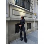 Salopetă fitness damă Negru – FITINT 296 2025 14