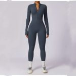 Salopetă fitness damă Albastru – FITINT 094 2025 8