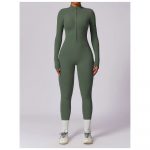 Salopetă fitness damă Verde – FITINT 127 2025 16