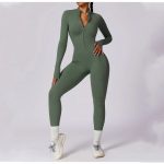 Salopetă fitness damă Verde – FITINT 127 2025 8