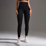 Colanți sport damă push-up talie înaltă Negru – FITINT 004 2025 12