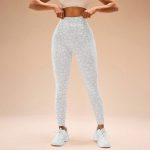 Colanți sport damă push-up talie înaltă Gri – FITINT 002 2025 7