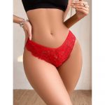 Chiloti dantela tanga dama FITINT Rosu 443 2025 11