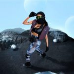 Colanți sport damă Albastru – FITINT 044 2025 12