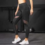 Colanți sport damă talie înaltă Negru – FITINT 251 2025 13