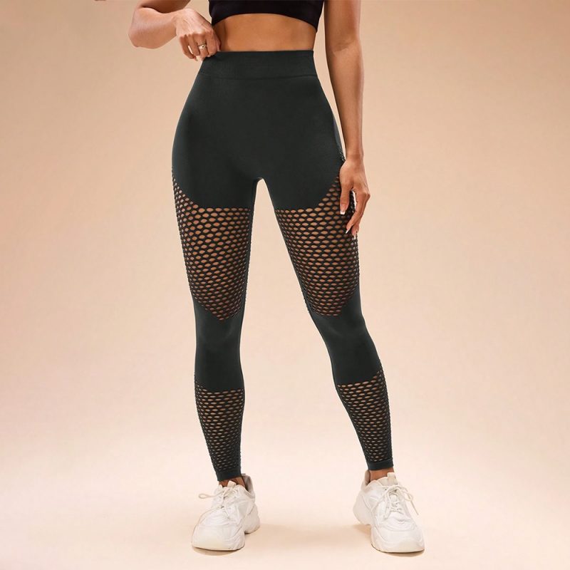 Colanți sport damă push-up Negru – FITINT 317 2025 3