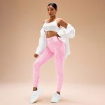 Colanți sport damă push-up talie înaltă Roz – FITINT 209 2025 14