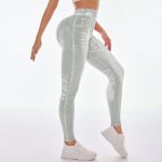 Colanți sport damă push-up talie înaltă Gri – FITINT 244 2025 11