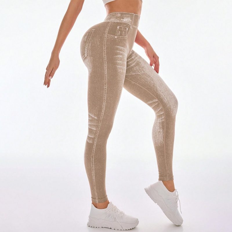 Colanți sport damă push-up talie înaltă Maro – FITINT 244 2025 3