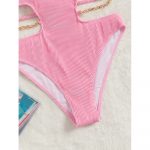 Costum de baie damă push-up întreg Roz – FITINT 064 2025 10