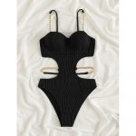 Costum de baie damă push-up întreg Negru – FITINT 064 2025 15
