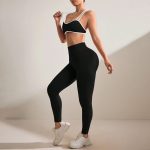 Compleu set sport damă push-up Negru – FITINT 023 2025 7