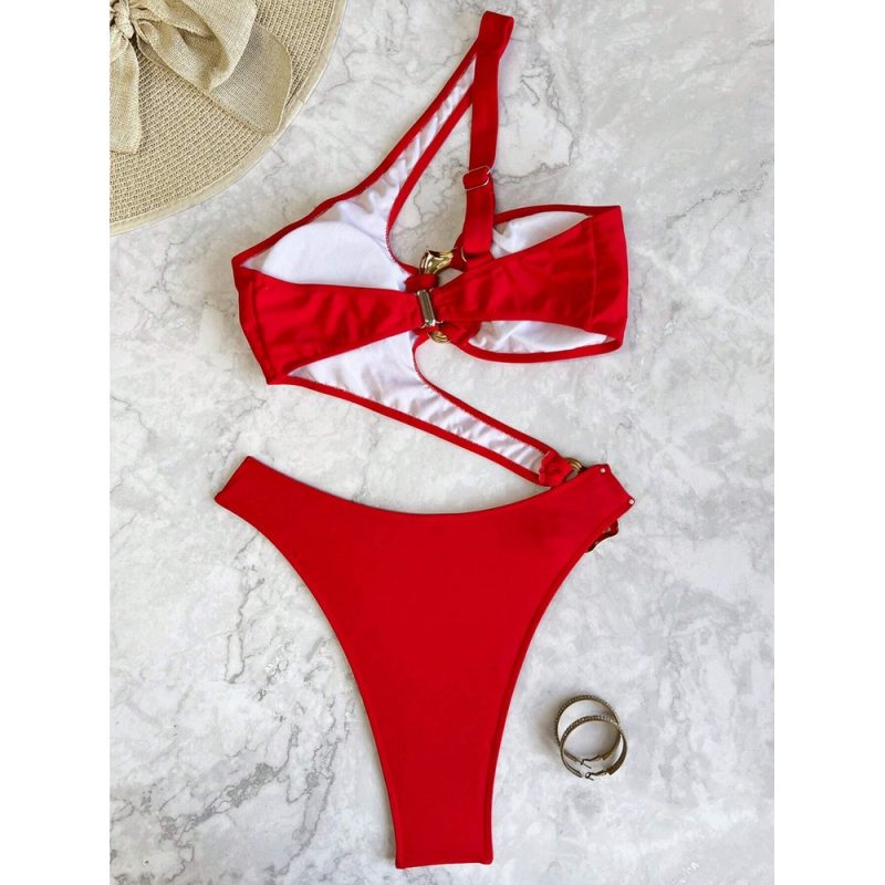 Costum de baie damă Rosu – FITINT 487 2025 5