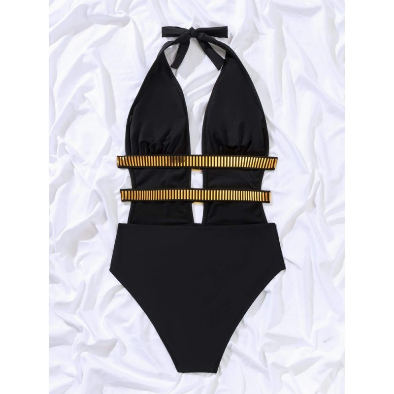 Costum de baie damă Negru – FITINT 486 2025 5