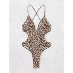 Costum de baie întreg damă imprimeu Animal Print Colorat – FITINT 010 2025 20