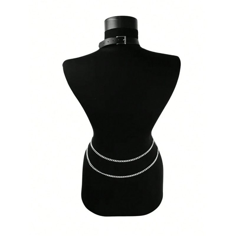 Ham Harness Femei cu lanturi Negru 484 2025 7