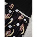 Pijama dama 2 piese FITINT Negru 323 2025 12