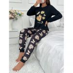 Pijama dama 2 piese FITINT Negru 326 2025 13
