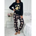 Pijama dama 2 piese FITINT Negru 326 2025 15