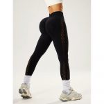 Colanți sport damă push-up Negru – FITINT 050 2025 11