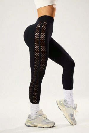 Colanți sport damă talie înaltă Bej – FITINT 467 2025 16
