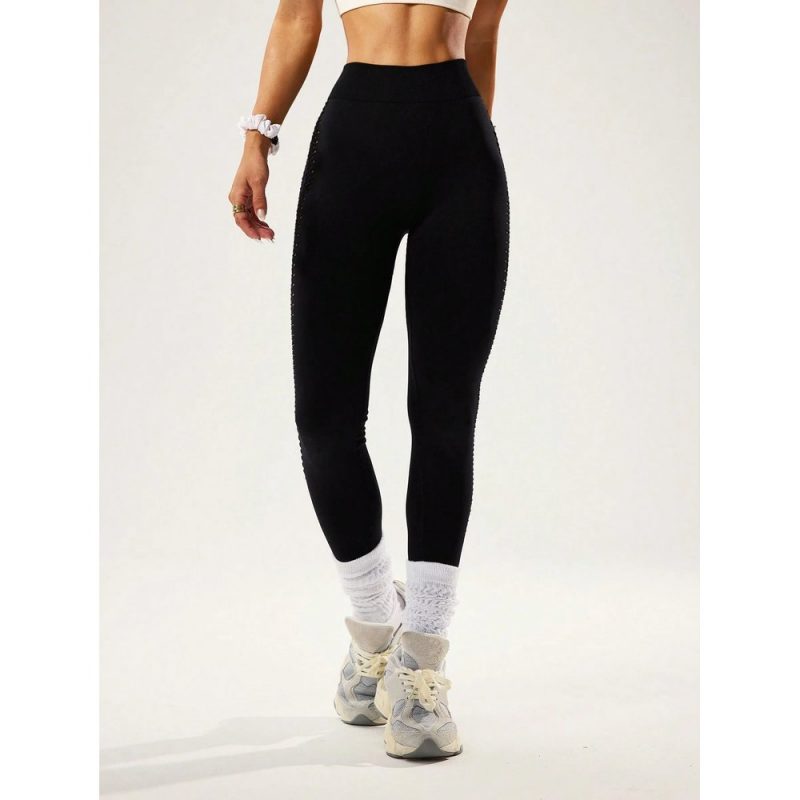 Colanți sport damă push-up Negru – FITINT 050 2025 5