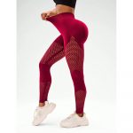 Colanți sport damă push-up Rosu – FITINT 317 2025 13
