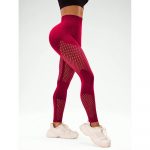 Colanți sport damă push-up Rosu – FITINT 317 2025 15
