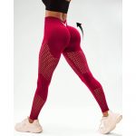 Colanți sport damă push-up Rosu – FITINT 317 2025 7