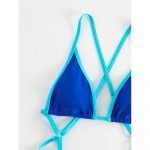 Costum de baie 2 piese damă Albastru Neon – FITINT 066 2025 17