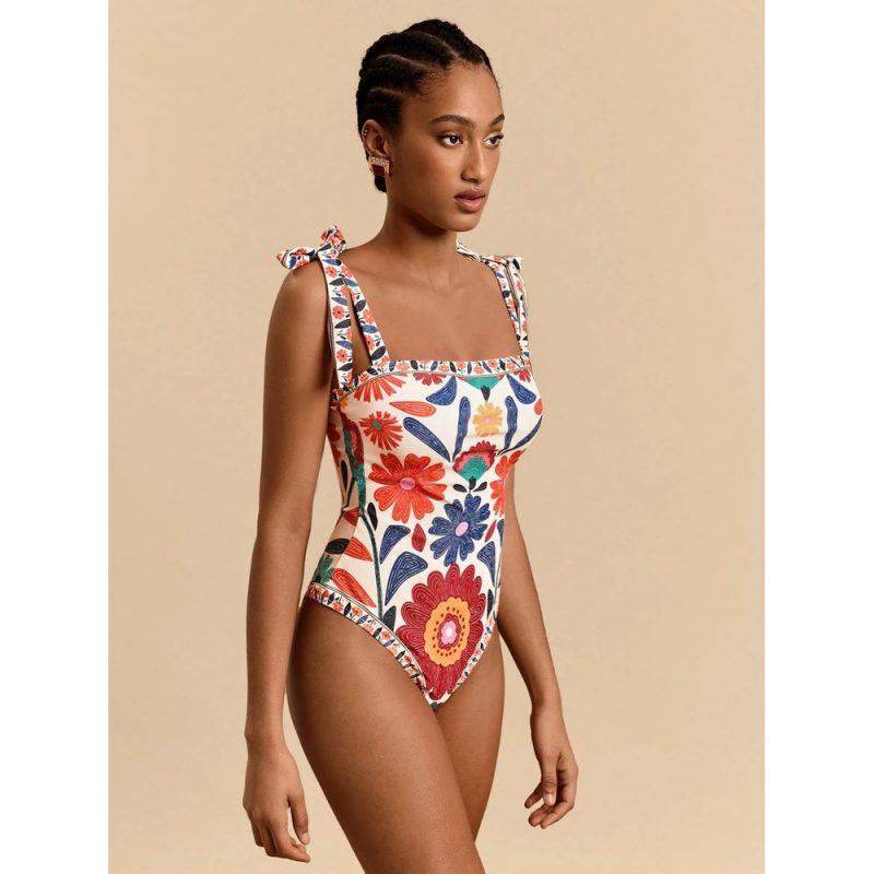 Costum de baie damă întreg Multicolor – FITINT 067 2025 4