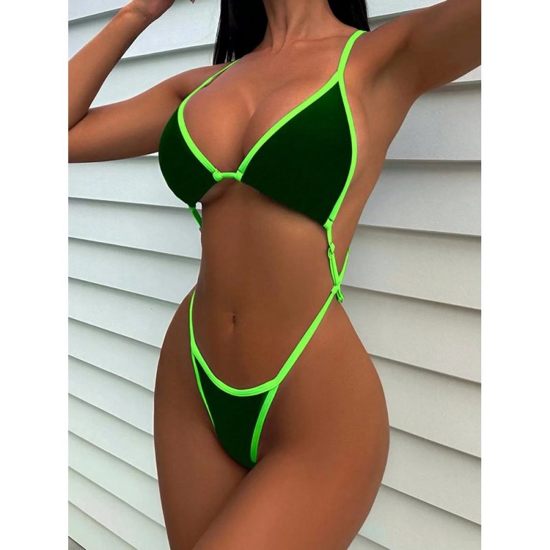 Costum de baie intreg damă Negru – FITINT 066 2025 1