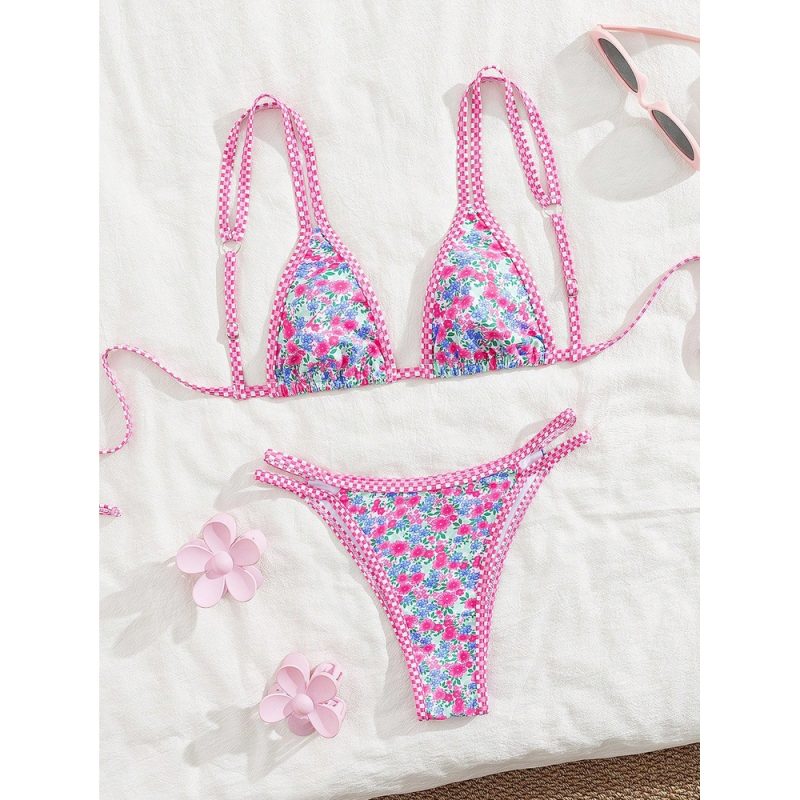 Costum de baie damă 2 Piese Roz – FITINT 154 2025 4