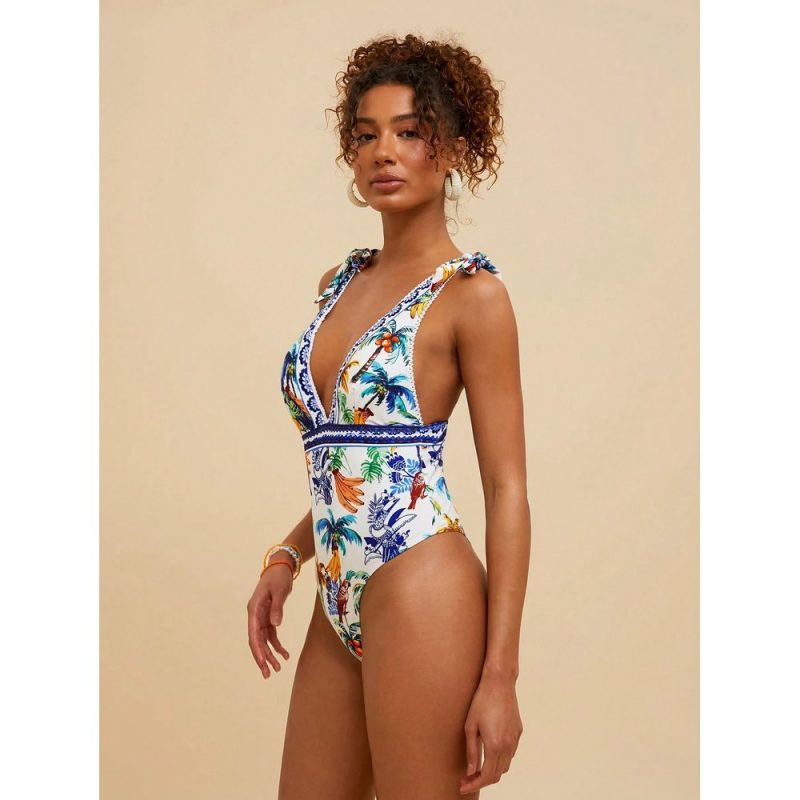 Costum de baie damă întreg Multicolor – FITINT 047 2025 2