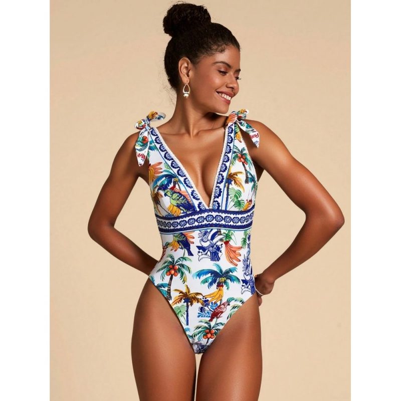 Costum de baie damă întreg Multicolor – FITINT 047 2025 1