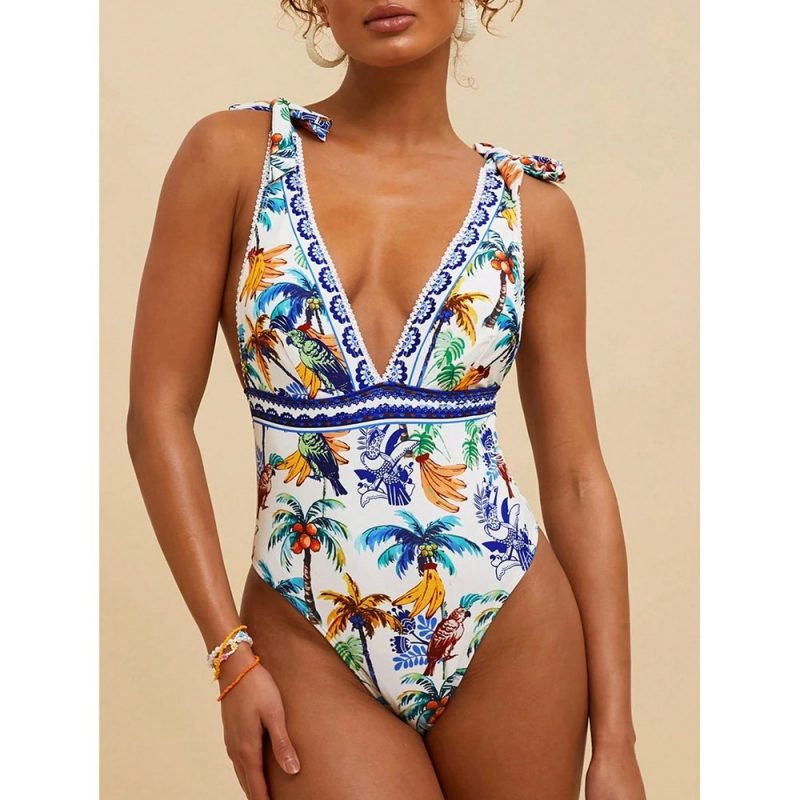 Costum de baie damă întreg Multicolor – FITINT 047 2025 5
