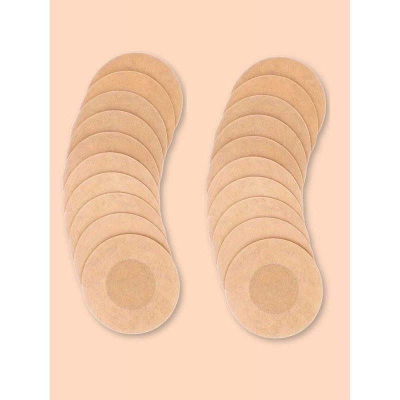 10 Plasturi adezivi acoperire sani Nipple covers Bej - FITINT 055 - imagine 3