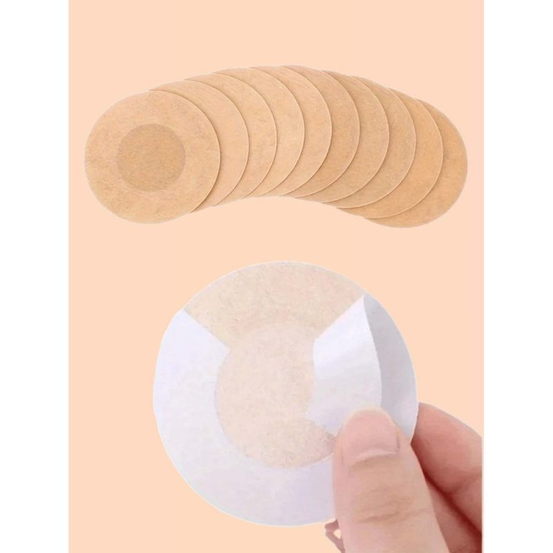 10 Plasturi adezivi acoperire sani Nipple covers Bej - FITINT 055 - imagine 1