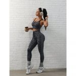 Compleu set sport damă push-up Gri – FITINT 142