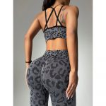Compleu set sport damă push-up Gri – FITINT 142 - imagine 2