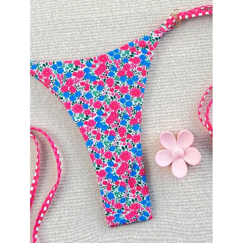 Costum de baie damă 2 piese ajustabil Multicolor – FITINT 351 - imagine 5