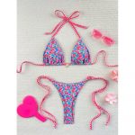 Costum de baie damă 2 piese ajustabil Multicolor – FITINT 351 - imagine 2