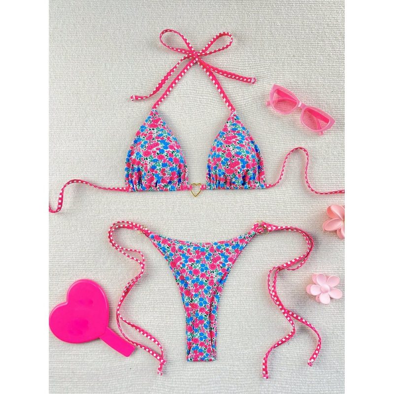 Costum de baie damă 2 piese ajustabil Multicolor – FITINT 351 - imagine 2