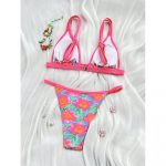 Costum de baie damă 2 Piese Roz – FITINT 152 - imagine 3