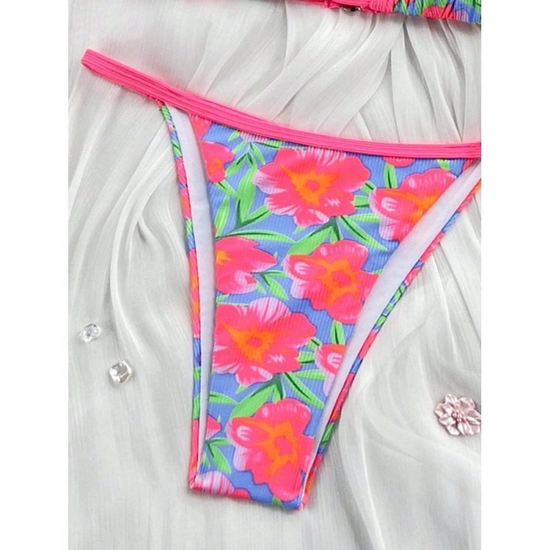 Costum de baie damă 2 Piese Roz – FITINT 152 - imagine 6