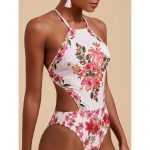 Costum de baie damă întreg cu spatele gol Multicolor – FITINT 039 - imagine 3
