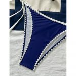 Costum de baie damă push up 2 piese ajustabil Albastru – FITINT 201 - imagine 5